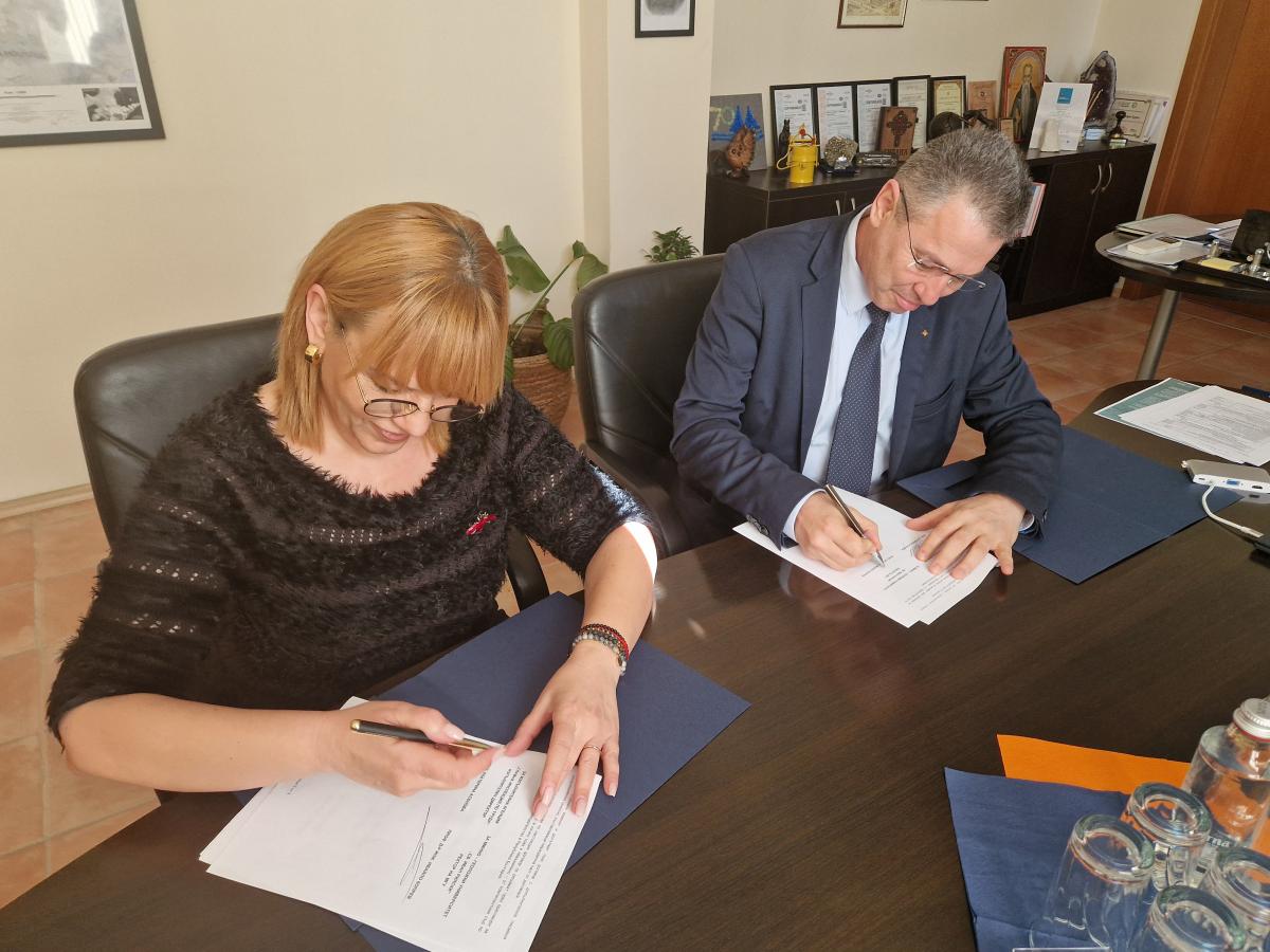 Подписване на Споразумение с Минно-геоложкия университет "Св. Иван Рилски"